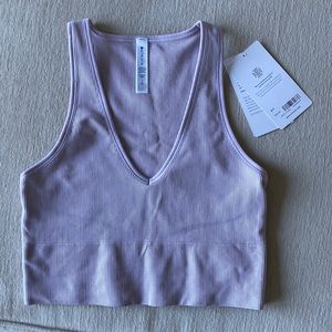 Athleta Aurora Crop Rib Tank
